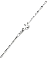 Macy's Marcasite (0.12 ct. t.w.) and Onyx (3/4 ct. t.w.) Pendant Necklace in Sterling Silver