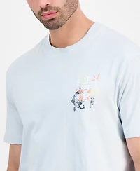 Guess Men's Oversized-Fit Japan Signs Graphic Print T-Shirt