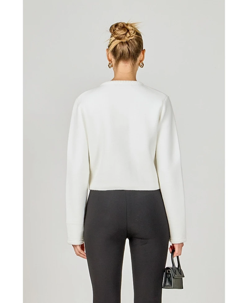 endless rose Women's Button Up Cardigan