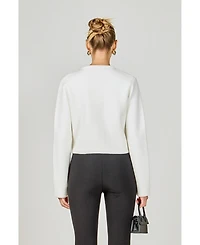 endless rose Women's Button Up Cardigan