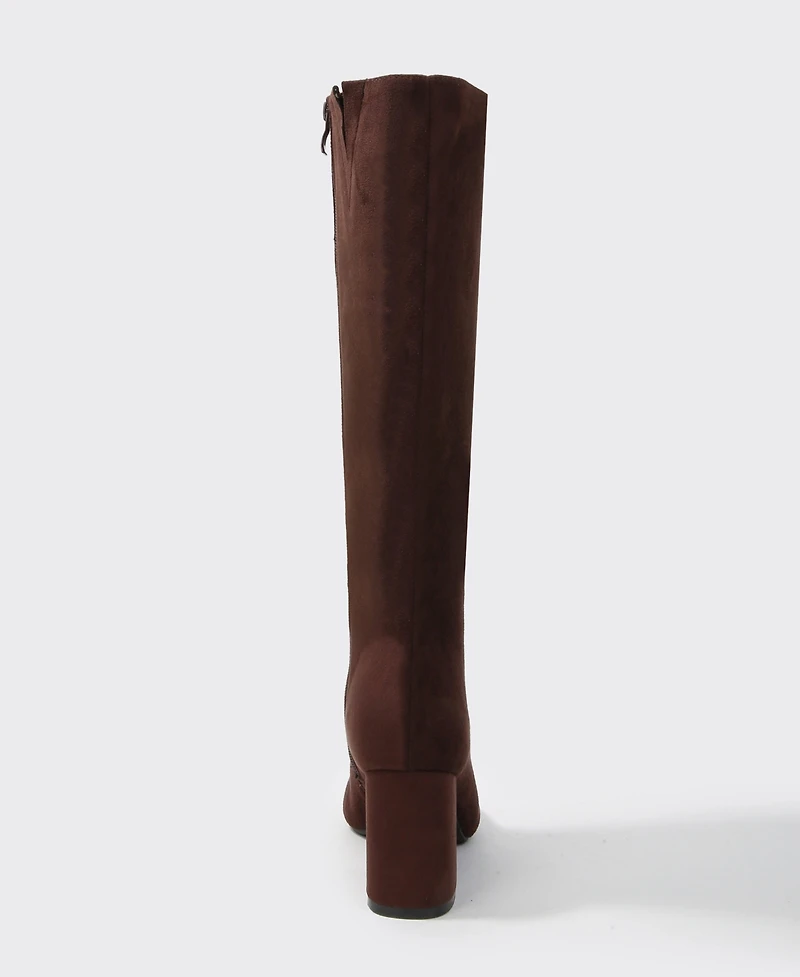 Berness Adele Block Heel Knee High Boots