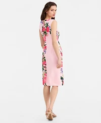 Eliza J Women's Twisted-Detail Sheath Dress