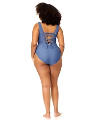 Raisins Curve Plus Shaka One-Piece Swimsuit