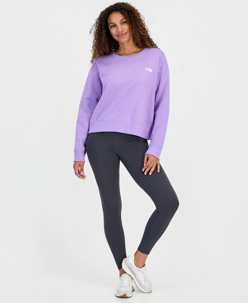 The North Face Women's Evolution Cotton Half Dome Logo Crop Sweatshirt