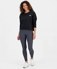 The North Face Women's Evolution Cotton Half Dome Logo Crop Sweatshirt