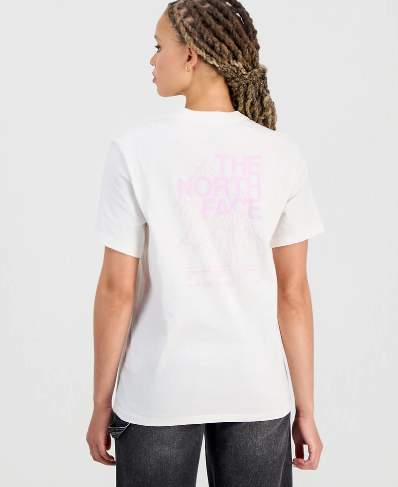 The North Face Women's Evolution Peaks Graphic Cotton T-Shirt