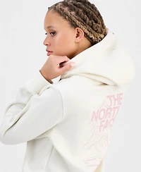 The North Face Women's Evolution Peaks Graphic Cotton Hooded Sweatshirt