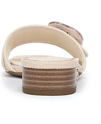 Sam and Libby Women's Kandie Low Block Heel Slides Sandals