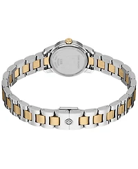 Tory Burch Women's The Miller Round Mini Quartz Two-Hand Two-Tone Stainless Steel Watch, 22mm
