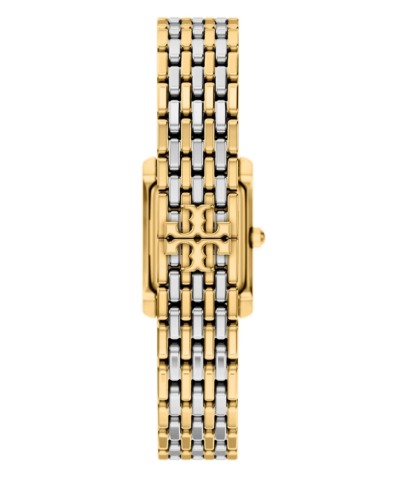 Tory Burch Women's The Eleanor Small Quartz Two-Hand Two-Tone Stainless Steel Watch, 22mm