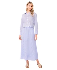 Vince Camuto Women's Elastic Waist Flowy Maxi Skirt