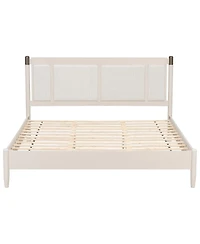 Streamdale Furniture Solid Wood King Bed, No Box Spring Needed