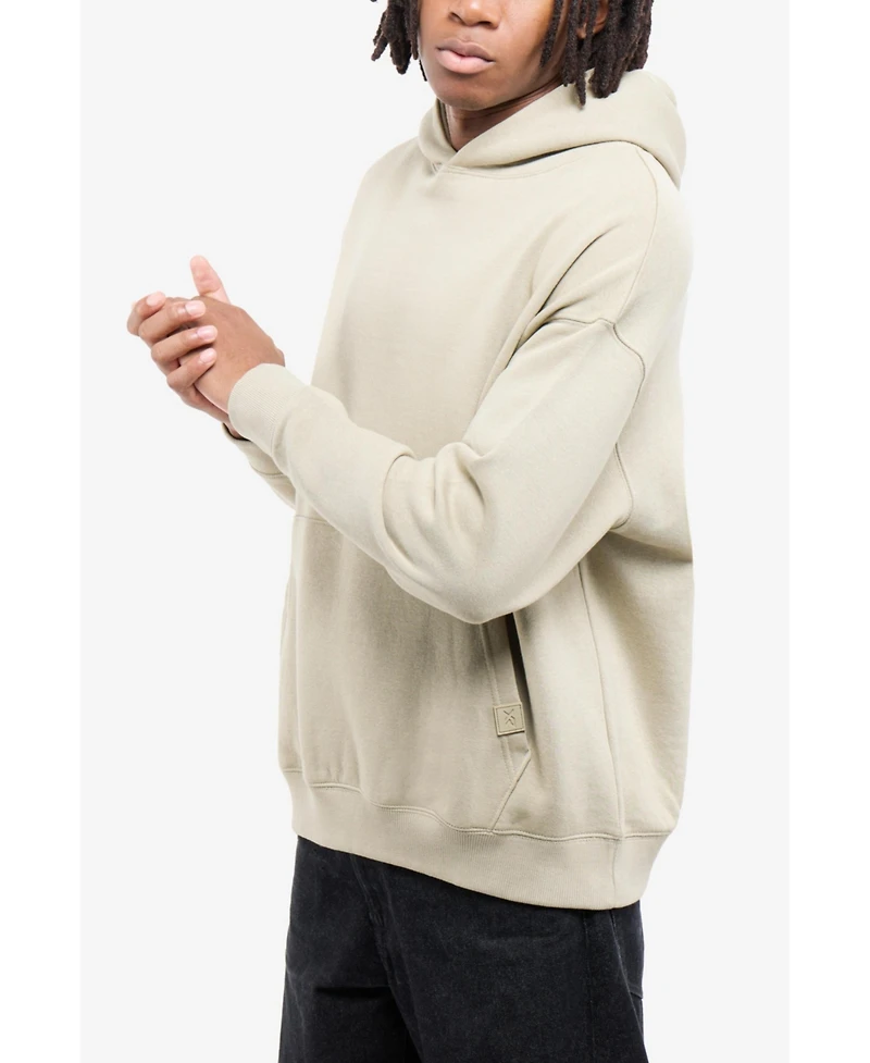 Xray Men's Oversized Drop-Shoulder Long-Sleeve Pullover Hoodie