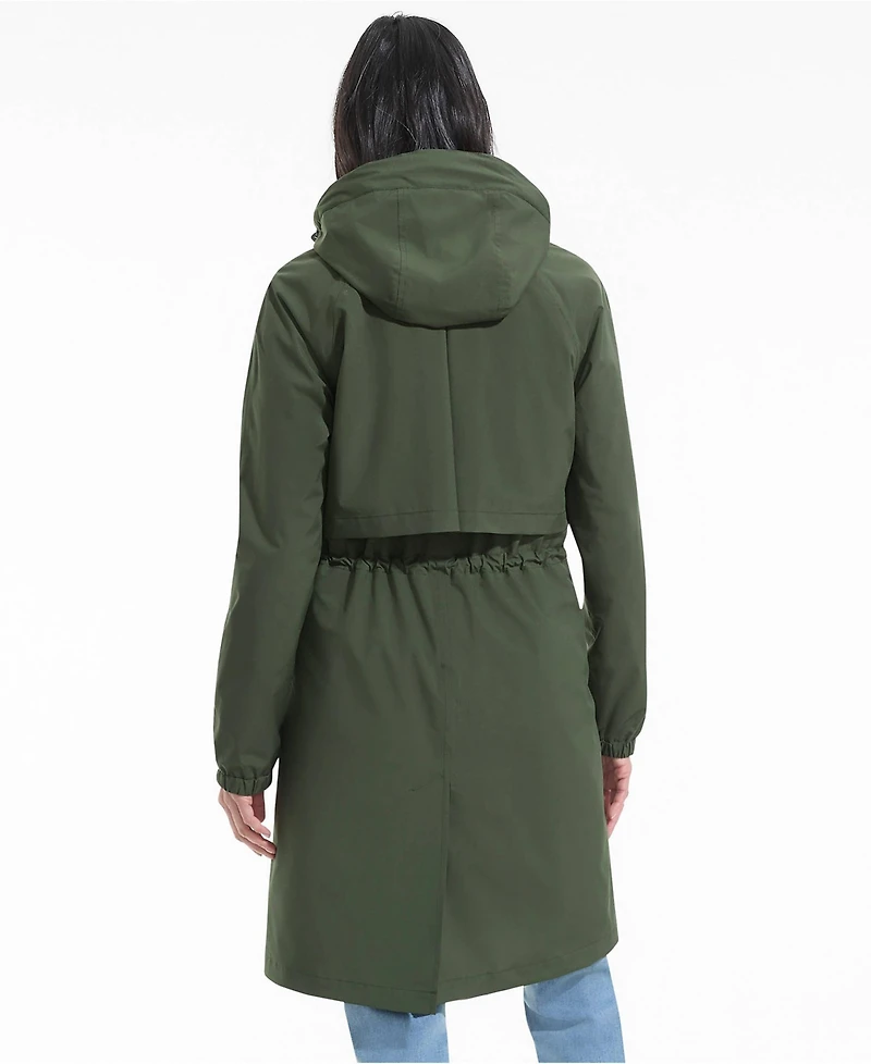 Lands' End Women's Squall Packable Long Raincoat