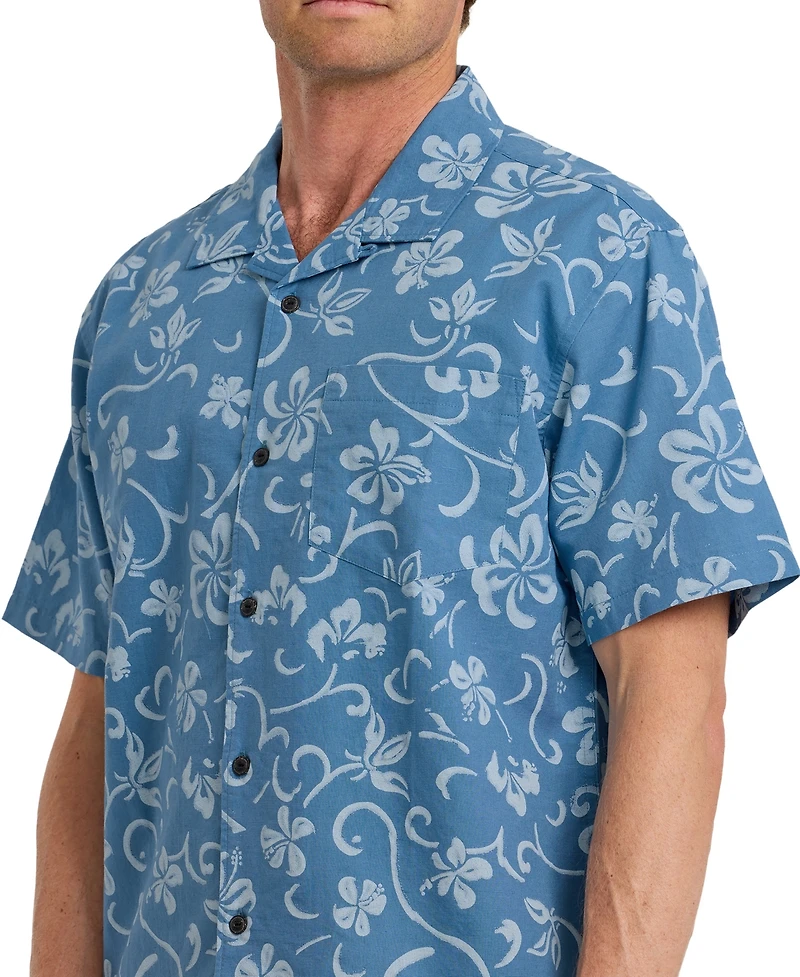 Quiksilver Men's Lo-Biscus Short-Sleeve Shirt