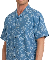Quiksilver Men's Lo-Biscus Short-Sleeve Shirt