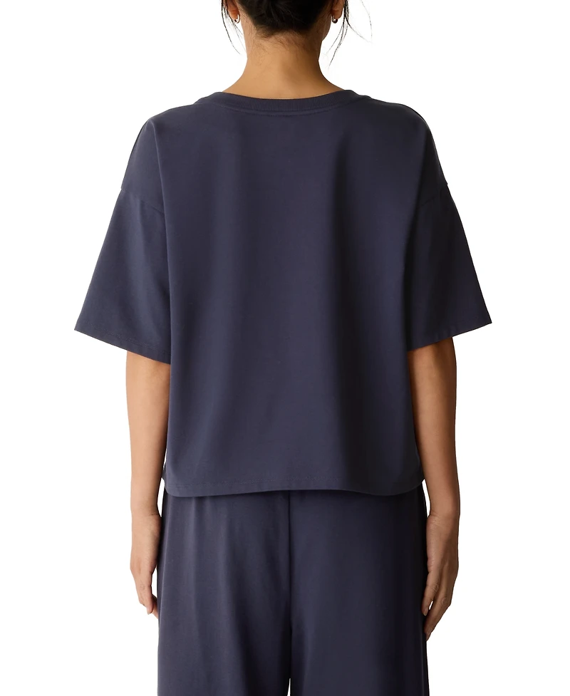 Eileen Fisher Women's Crewneck Boxy T-Shirt