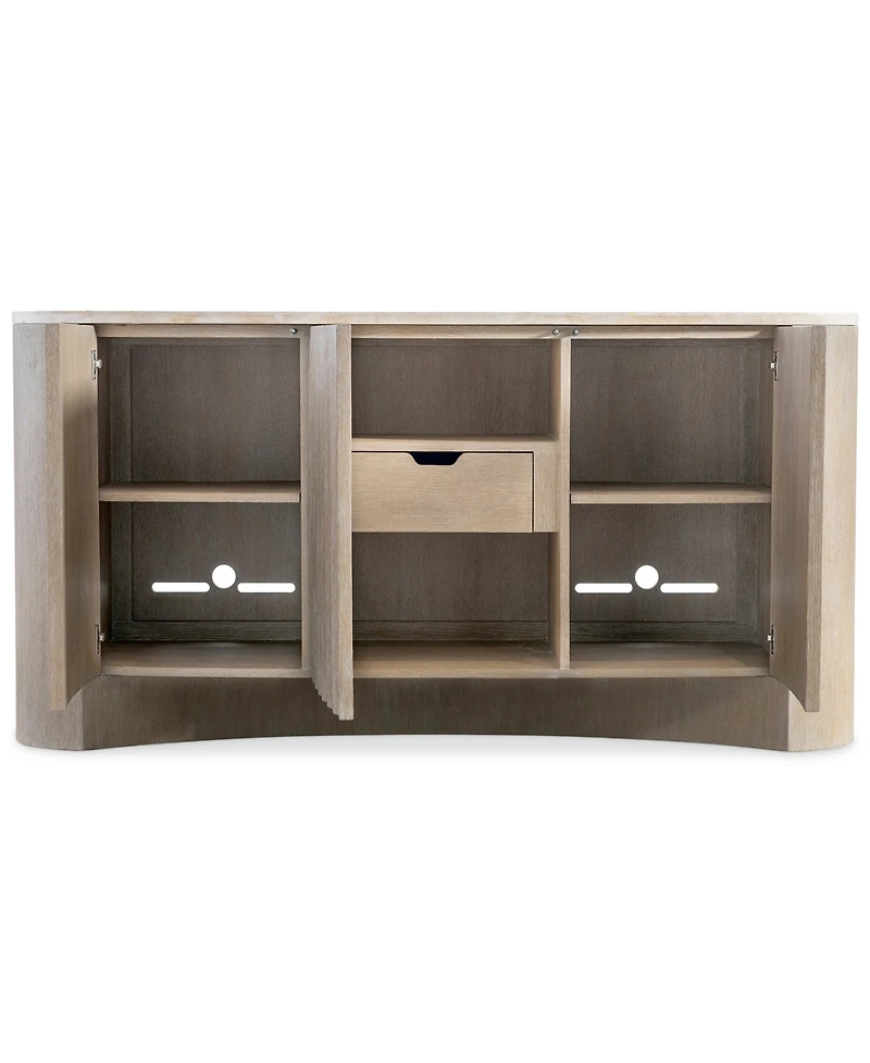 Bernhardt 34" Wood Loggia Travertine Buffet