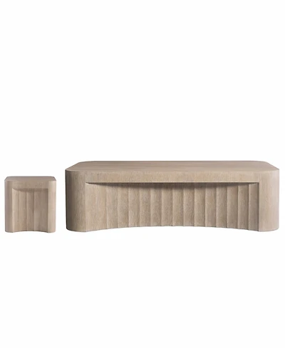 Bernhardt 2-Pc. Wood Loggia Set Coffee Table and Side Table