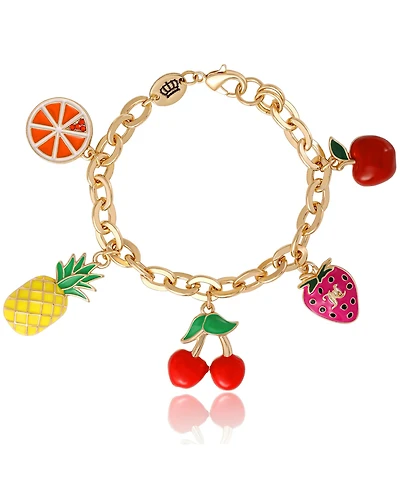 Juicy Couture Tropical Fruit Charm Bracelet