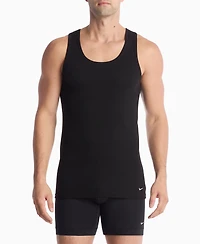 Nike Men's Essential Stretch Ribbed Tank Undershirts, 2-Pack
