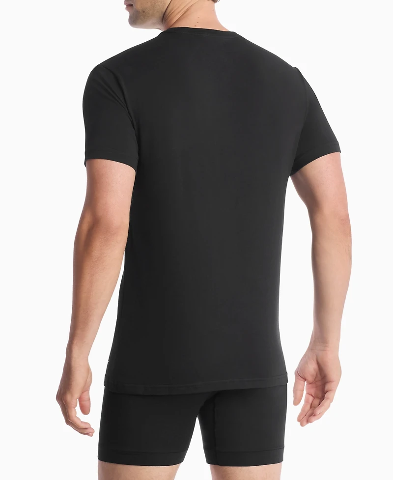 Nike Men's Dri-fit Essential Cotton Stretch Crewneck Undershirts, 2-Pack