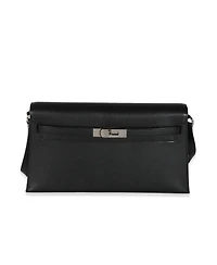 Pre-Owned Hermes Black Chevre Chamkila Kelly Elan Phw