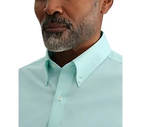 Tommy Hilfiger Men's Regular Fit Wrinkle Resistant Stretch Dress Shirt