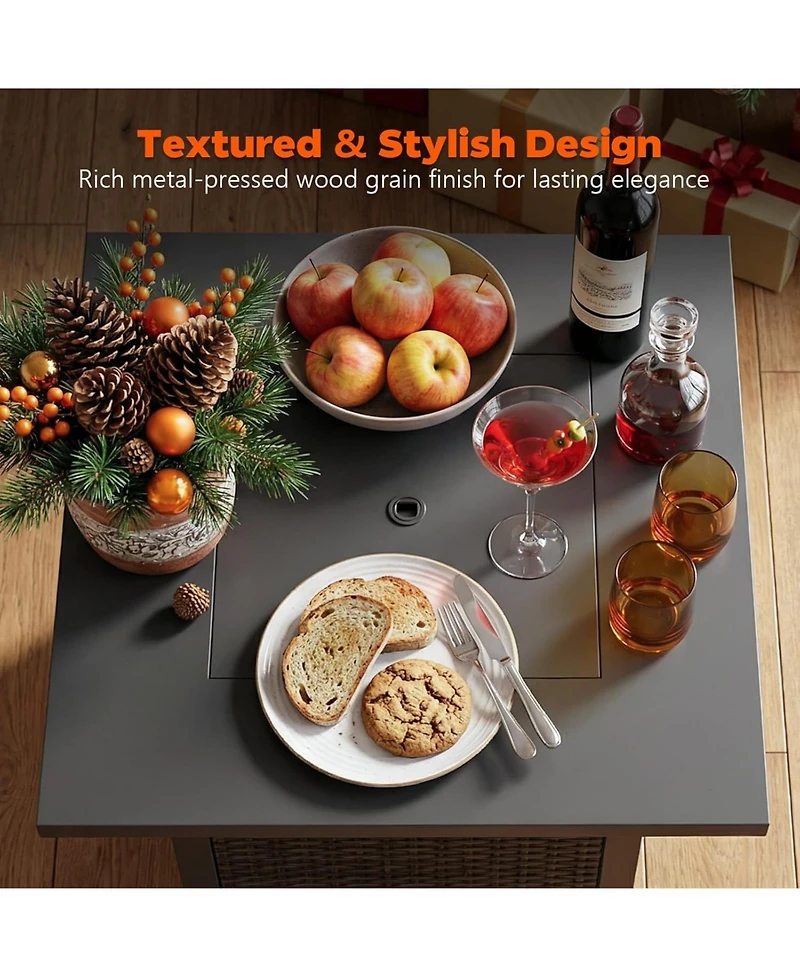 Cowsar Inch Propane Fire Pit, 50