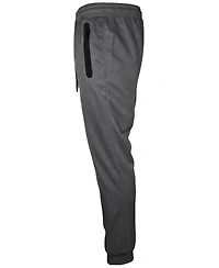 Blu Rock Men's Slim-Fit Tech Joggers Zipper Pockets Sweatpants
