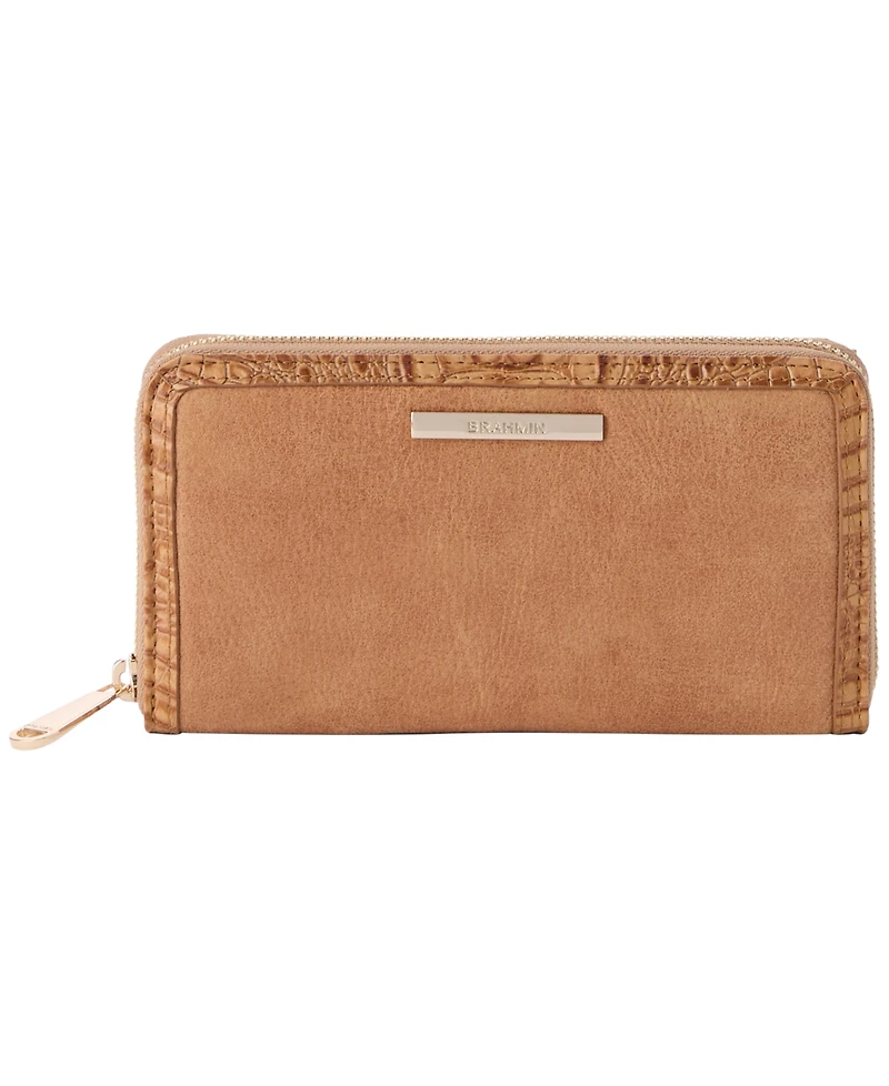 Brahmin Suri Zip Around Leather Wallet