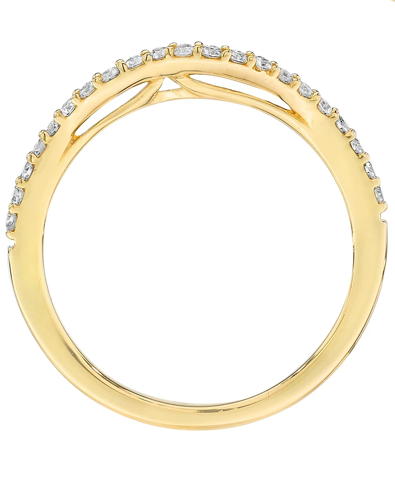Le Vian Vanilla Diamond (0.17 ct. t.w.) Bridal Ring in 14k Honey Gold