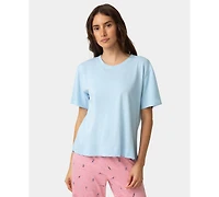 Hue Women's Short-Sleeve Candied Boxy Sleep T-Shirt
