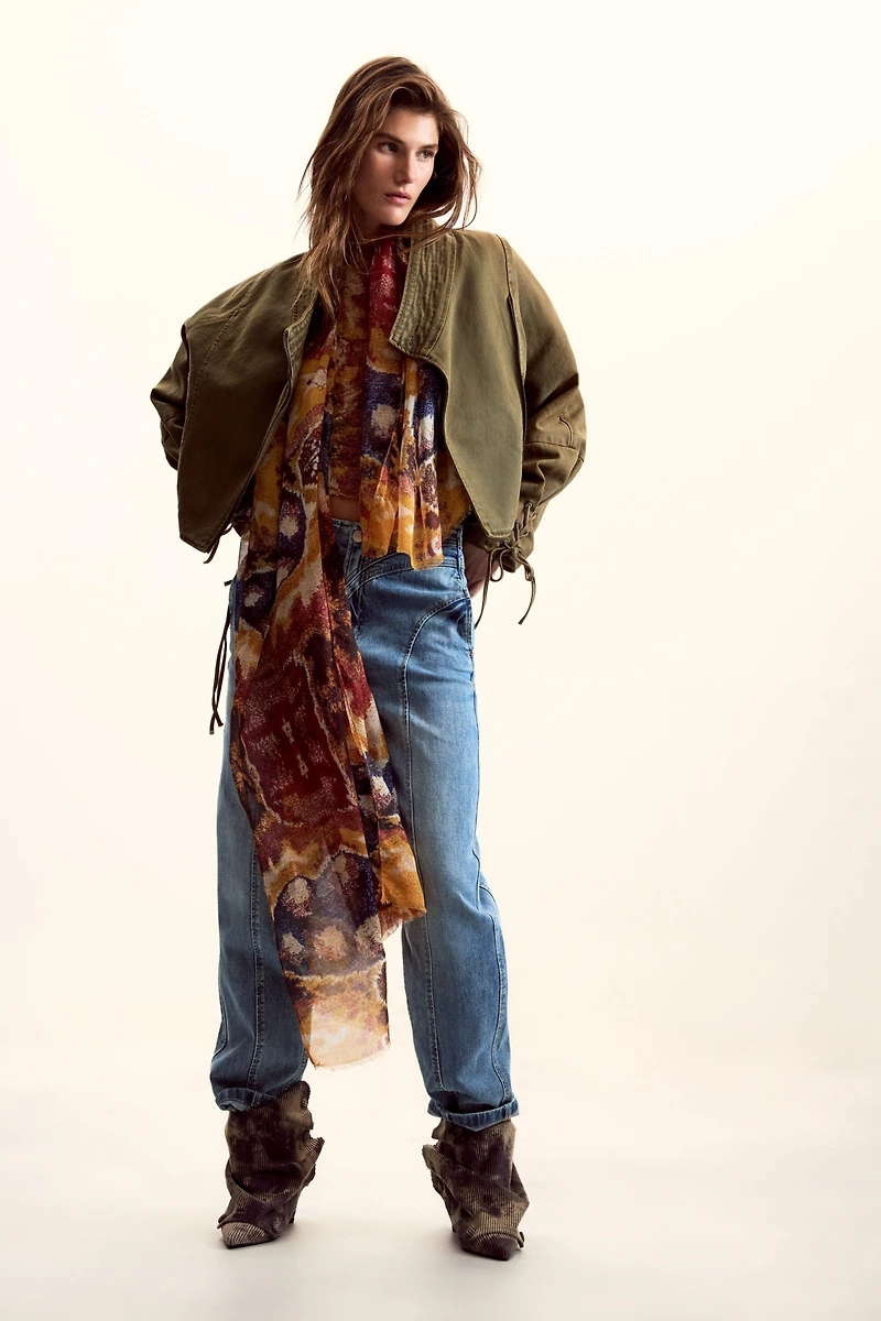 Desigual Women's Scarf Designed By Mr. Christian Lacroix