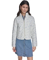 Levi's Women's Quilted Short Liner Zipper Jacket