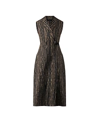 Ivonne Women's Sleeveless Long Wrap Dress