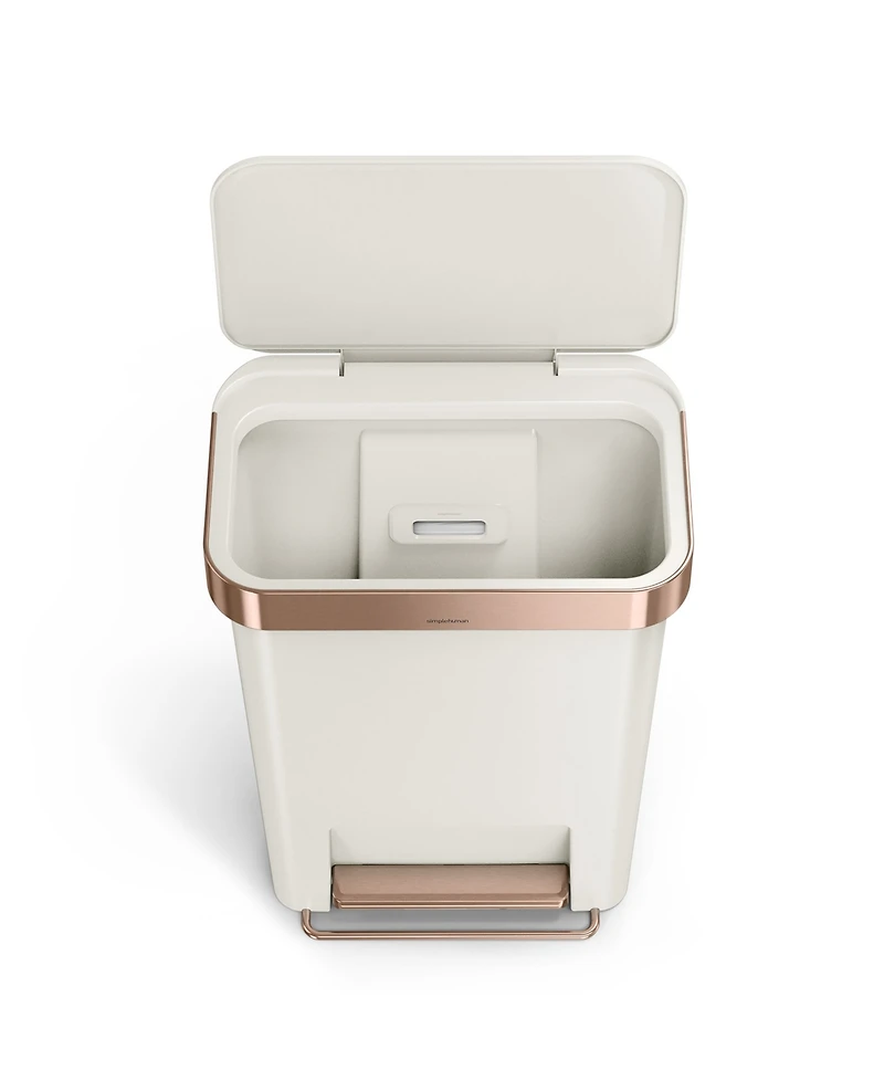 Simplehuman 45-Liters Hybrid Rectangular Step Can