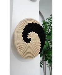 Wicker Village Sabai Grass Wall Basket Decor Boho Hanging Wall Art
