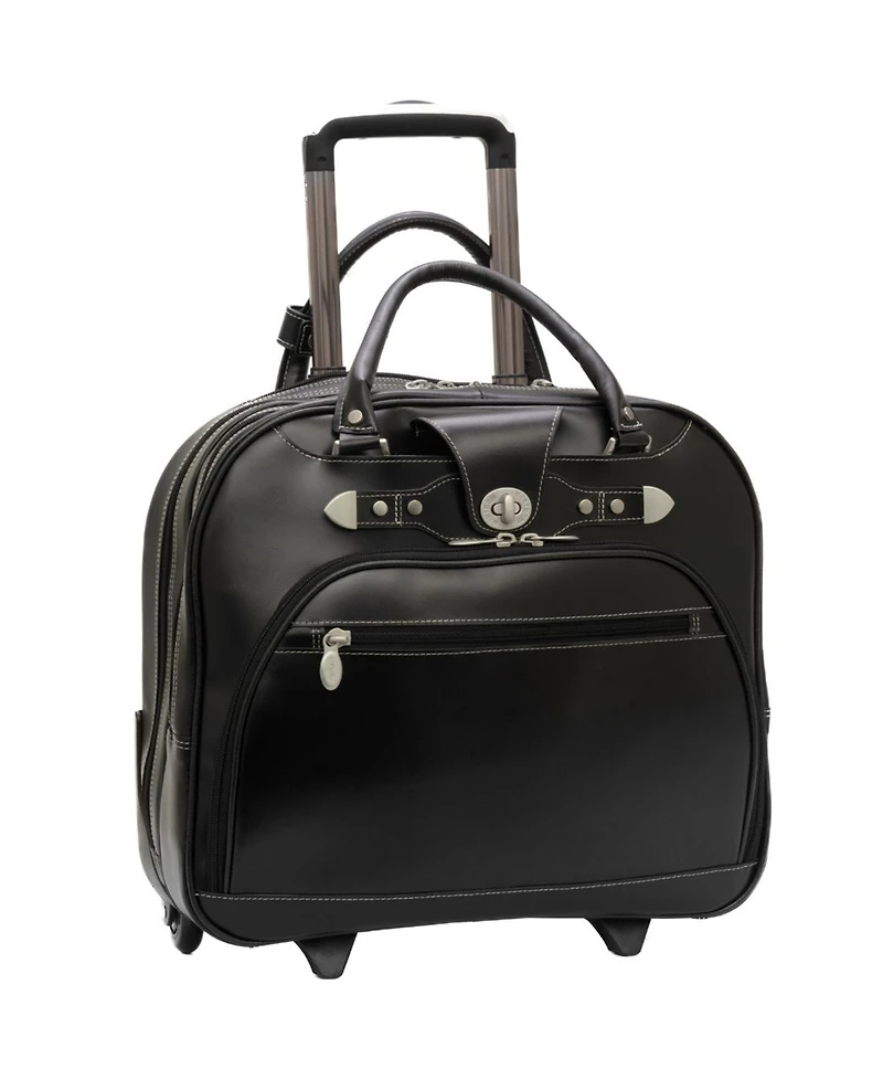 McKlein Redwood 15.75" Wheeled Ladies Laptop Briefcase