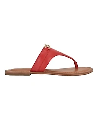 Tommy Hilfiger Women's Goldiea Ornamented Slip-On Flat Sandals