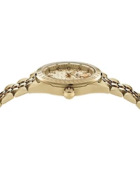 Versace Women's V-Code Gold Stainless Steel Bracelet Watch, 36mm