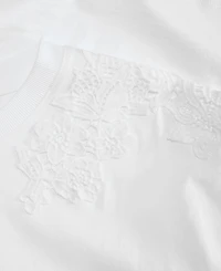 I.n.c. International Concepts Petite Short-Sleeve Lace-Shoulder Tee, Created for Macy's