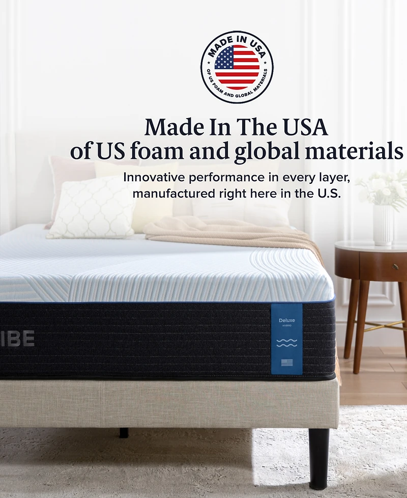 Zinus DreamVibe Deluxe 13" Hybrid Medium Plush Tight Top Mattress, Twin Xl