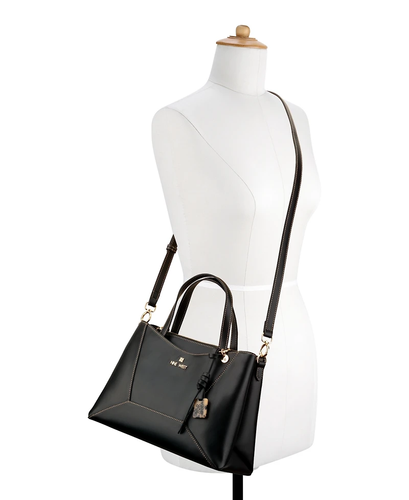 Nine West Deacon Triple Compartment Large Shoulder Bag