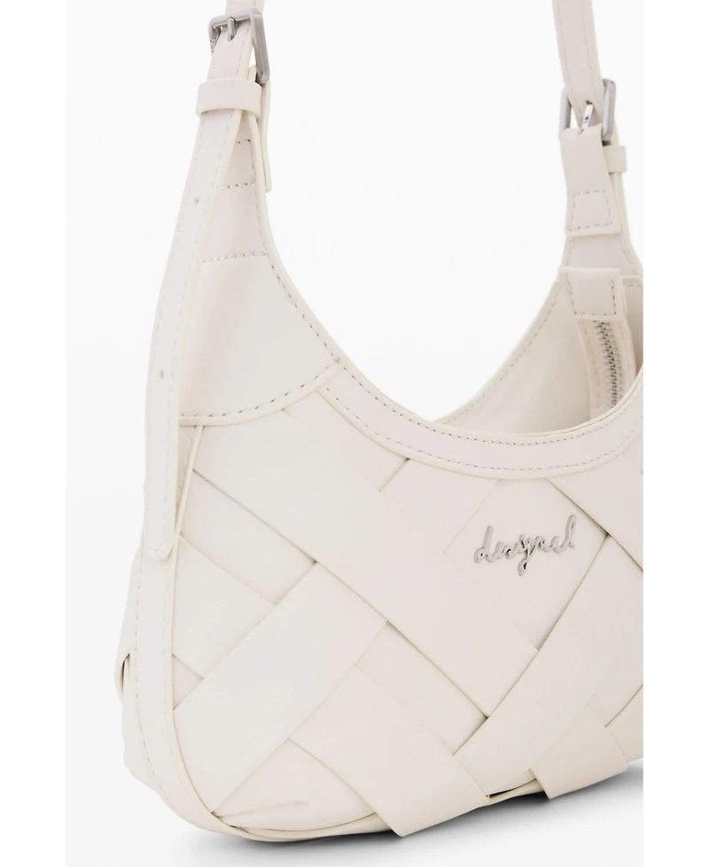 Desigual Women's Small braided bag logo