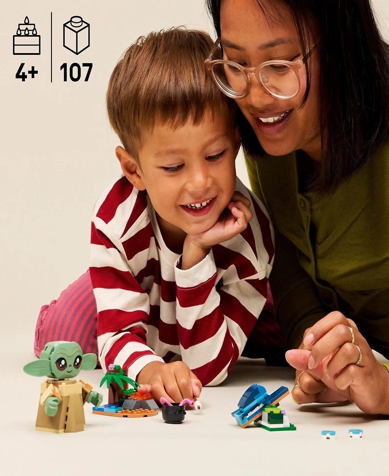 Lego Star Wars Grogu's Homestead Building Toy 75443, 107 Pieces