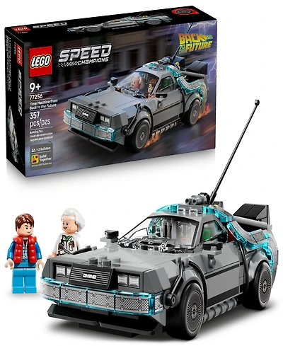 Lego Speed Champions Time Machine from Back to the Future Building Toy 77256, 357 Pieces
