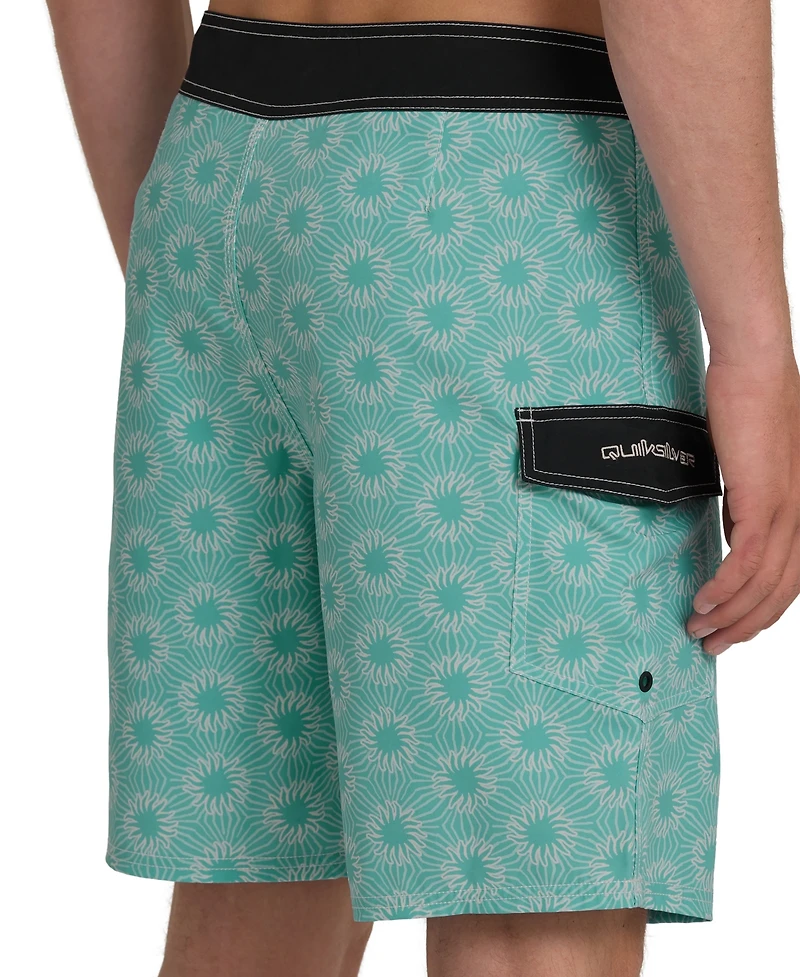 Quiksilver Men's Ocean Mayhem 19 Printed Swim Board Shorts