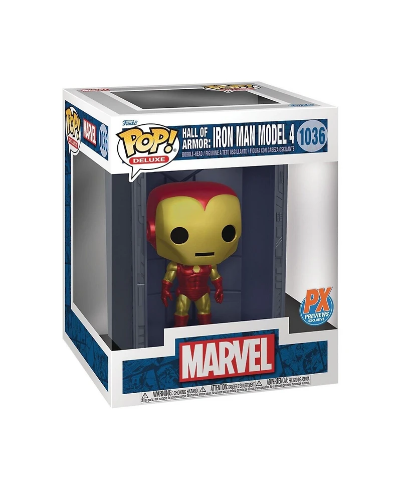 Funko Marvel Exclusive Funko Pop Deluxe | Hall of Armor Iron Man Model