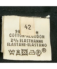 Pre-Owned Hermes Women's Pre-Owned Hermès Black Cotton & Lace Detail Top